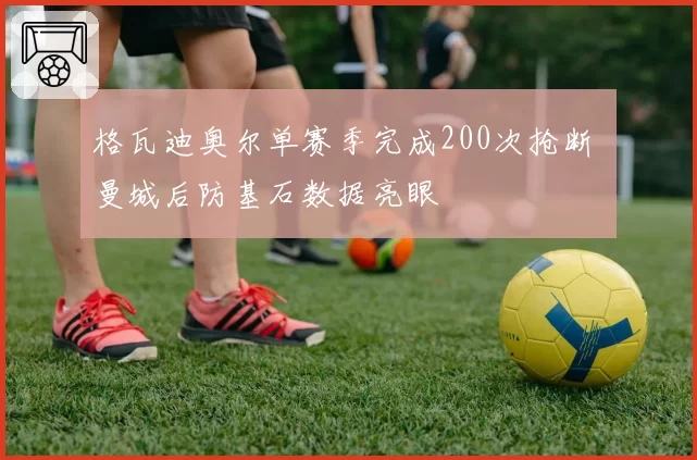 格瓦迪奥尔单赛季完成200次抢断 曼城后防基石数据亮眼